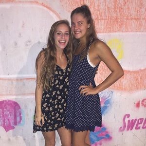 Super cute blue dress from a boutique in Michigan